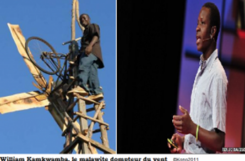 Article : William Kamkwamba ou l’Africain qui a dompté le vent